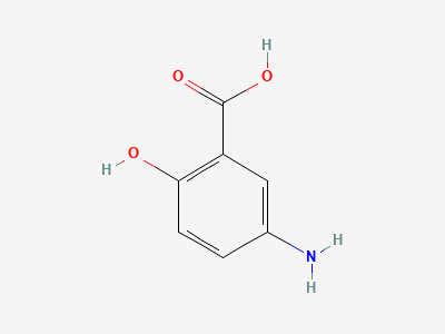 5-amino-2-hydroxybenzoic acid (mesalazine) Structure