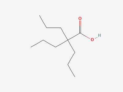 2,2-dipropylpentanoic acid Structure