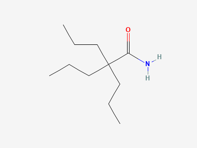 2,2-dipropylpentanamide Structure