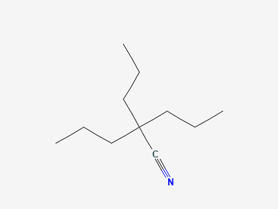 2,2-dipropylpentanenitrile Structure