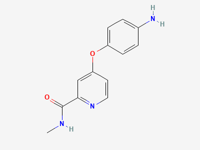 4-(4-aminophenoxy)-N-methylpyridine-2-carboxamide Structure