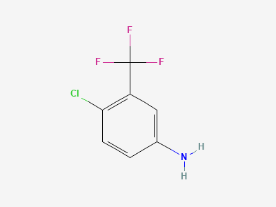 4-chloro-3-(trifluoromethyl)aniline Structure