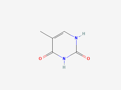 5-methylpyrimidine-2,4(1H,3H)-dione (thymine) Structure