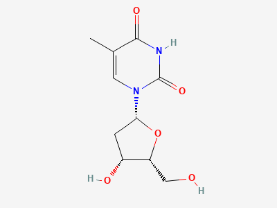 1-(2-deoxy-β-D-threo-pentofuranosyl)-5-methylpyrimidine-2,4(1H,3H)-dione (3'-epithymidine) Structure