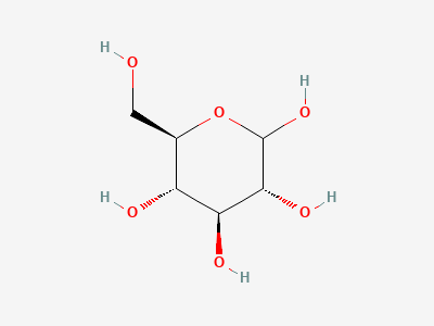 D-glucopyranose (glucose) Structure