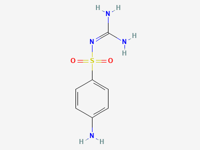 [(4-aminophenyl)sulfonyl]guanidine (sulfaguanidine) Structure