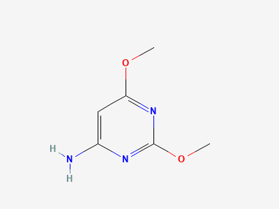 2,6-dimethoxypyrimidin-4-amine Structure