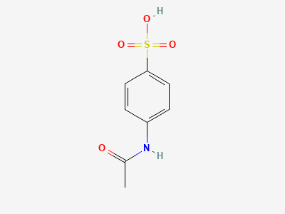 4-acetamidobenzene-1-sulfonic acid Structure