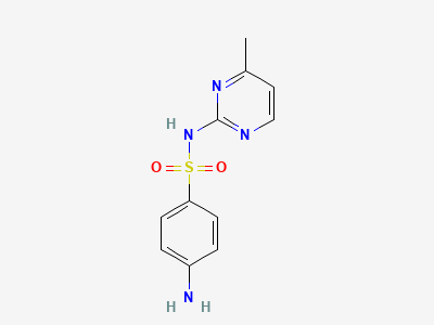 4-amino-N-(4-methylpyrimidin-2-yl)benzenesulfonamide (sulfamerazine) Structure