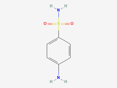4-aminobenzene-1-sulfonamide (sulfanilamide) Structure