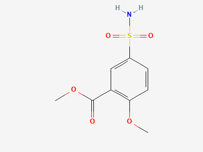 Methyl 2-methoxy-5-sulfamoylbenzoate Structure