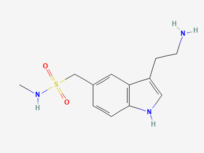 1-[3-(2-aminoethyl)-1H-indol-5-yl]-N-methylmethanesulfonamide Structure