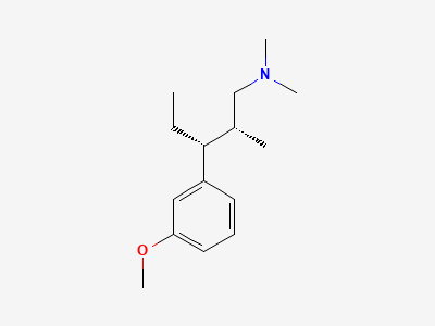 (2R,3R)-3-(3-methoxyphenyl)-N,N,2-trimethylpentan-1-amine Structure
