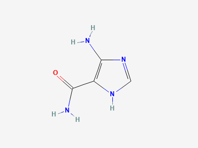 5-amino-1H-imidazole-4-carboxamide Structure