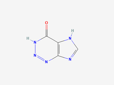 3,7-dihydro-4H-imidazo[4,5-d][1,2,3]triazin-4-one (2-azahypoxanthine) Structure