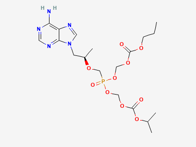 Tenofovir N-POC-POC Impuriyty Structure