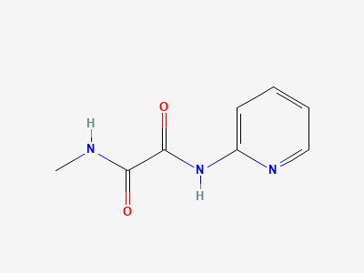 N-methyl-N'-(pyridin-2-yl)-ethanediamide Structure