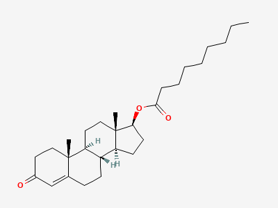 3-oxoandrost-4-en-17β-yl nonanoate (testosterone nonanoate) Structure