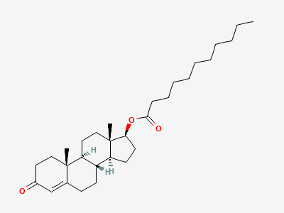 3-oxoandrost-4-en-17β-yl undecanoate (testosterone undecanoate) Structure