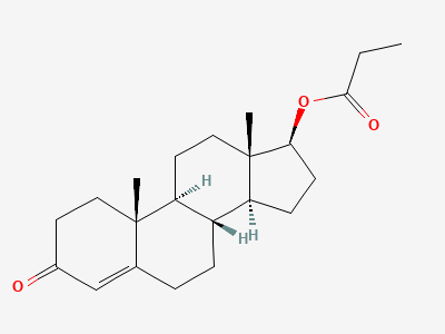 Testosterone propionate Structure