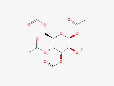 1,3,4,6-tetra-O-acetyl-β-D-mannopyranose Structure