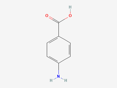 4-aminobenzoic acid Structure
