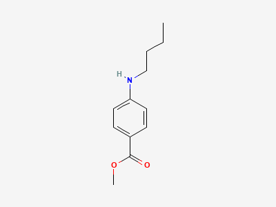 Methyl 4-(butylamino)benzoate Structure