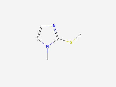 1-methyl-2-(methylsulfanyl)-1H-imidazole Structure