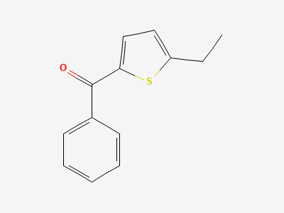 (5-ethylthiophen-2-yl)phenylmethanone Structure