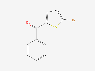 (5-bromothiophen-2-yl)phenylmethanone Structure
