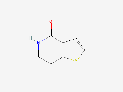 6,7-dihydrothieno[3,2-c]pyridin-4(5H)-one Structure