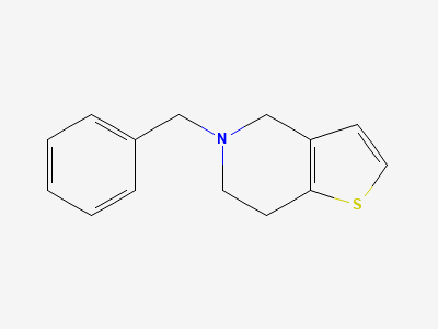 5-benzyl-4,5,6,7-tetrahydrothieno[3,2-c]pyridine Structure