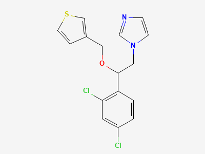 1-[(2RS)-2-(2,4-dichlorophenyl)-2-[(thiophen-3-yl)methoxy]ethyl]-1H-imidazole Structure