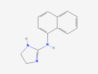 N-(naphthalen-1-yl)-4,5-dihydro-1H-imidazol-2-amine Structure