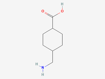 (1s,4s)-4-(aminomethyl)cyclohexane-1-carboxylic acid Structure