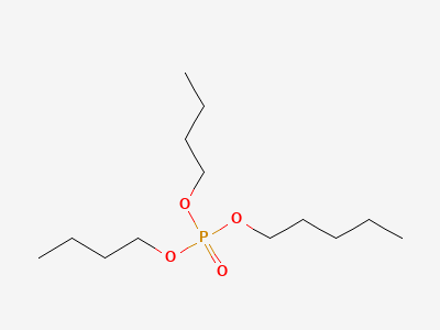 Dibutyl pentyl phosphate Structure
