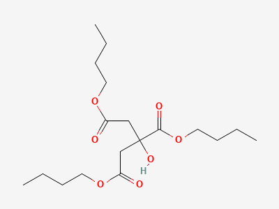 Tributyl 2-hydroxypropane-1,2,3-tricarboxylate (tributyl citrate) Structure