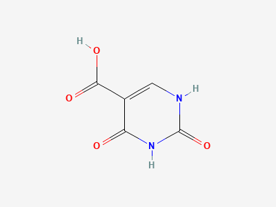 2,4-dioxo-1,2,3,4-tetrahydropyrimidine-5-carboxylic acid (5-carboxyuracil) Structure