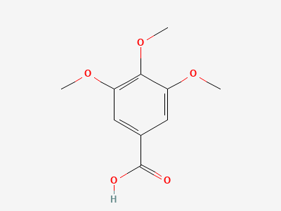 3,4,5-trimethoxybenzoic acid Structure
