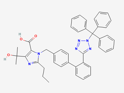 Trityl Olmesartan Acid Structure