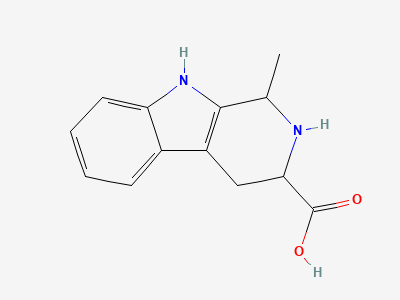1-methyl-1,2,3,4-tetrahydro-9H-pyrido[3,4-b]indole-3-carboxylic acid Structure