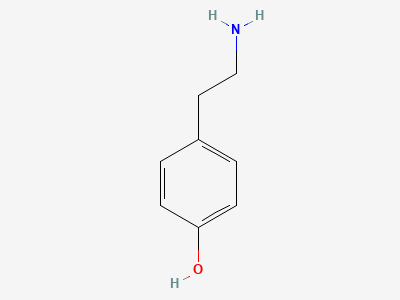 4-(2-aminoethyl)phenol (tyramine) Structure