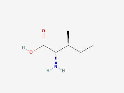 (2S,3S)-2-amino-3-methylpentanoic acid (isoleucine) Structure