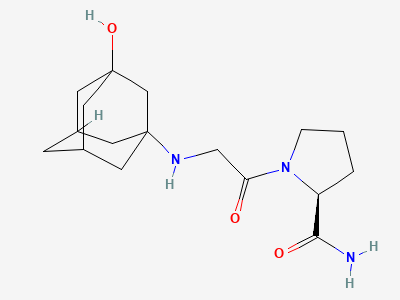 Vildagliptin amide impurity Structure