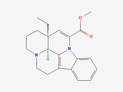 Methyl (13aS,13bS)-13a-ethyl-2,3,5,6,13a,13b-hexahydro-1H-indolo[3,2,1-de]pyrido[3,2,1-ij][1,5]naphthyridine-12-carboxylate (apovincamine) Structure