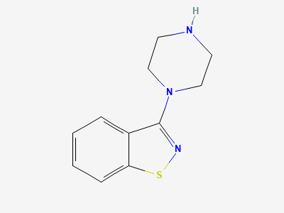 3-piperazin-1-yl-1,2-benzisothiazole Structure