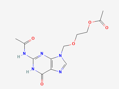 Diacetyl Acyclovir Structure