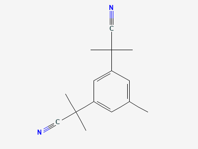 2,2'-(5-Methyl-1,3-phenylene)di(2-methylpropionitrile) Synonym Name: 3,5-Bis(2-cyanoprop-2-yl)toluene Structure