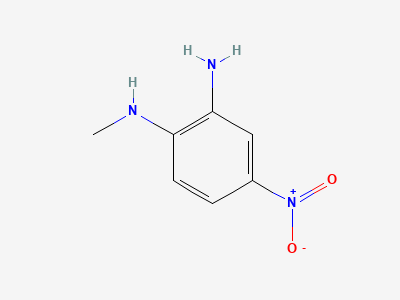 2 N1 Methyl-4-nitrobenzene-1,2-diamine Structure