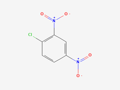2,4-Dinitrochlorobenzene (also known as 1-chloro-2,4-dinitrobenzene) (KSM) Structure